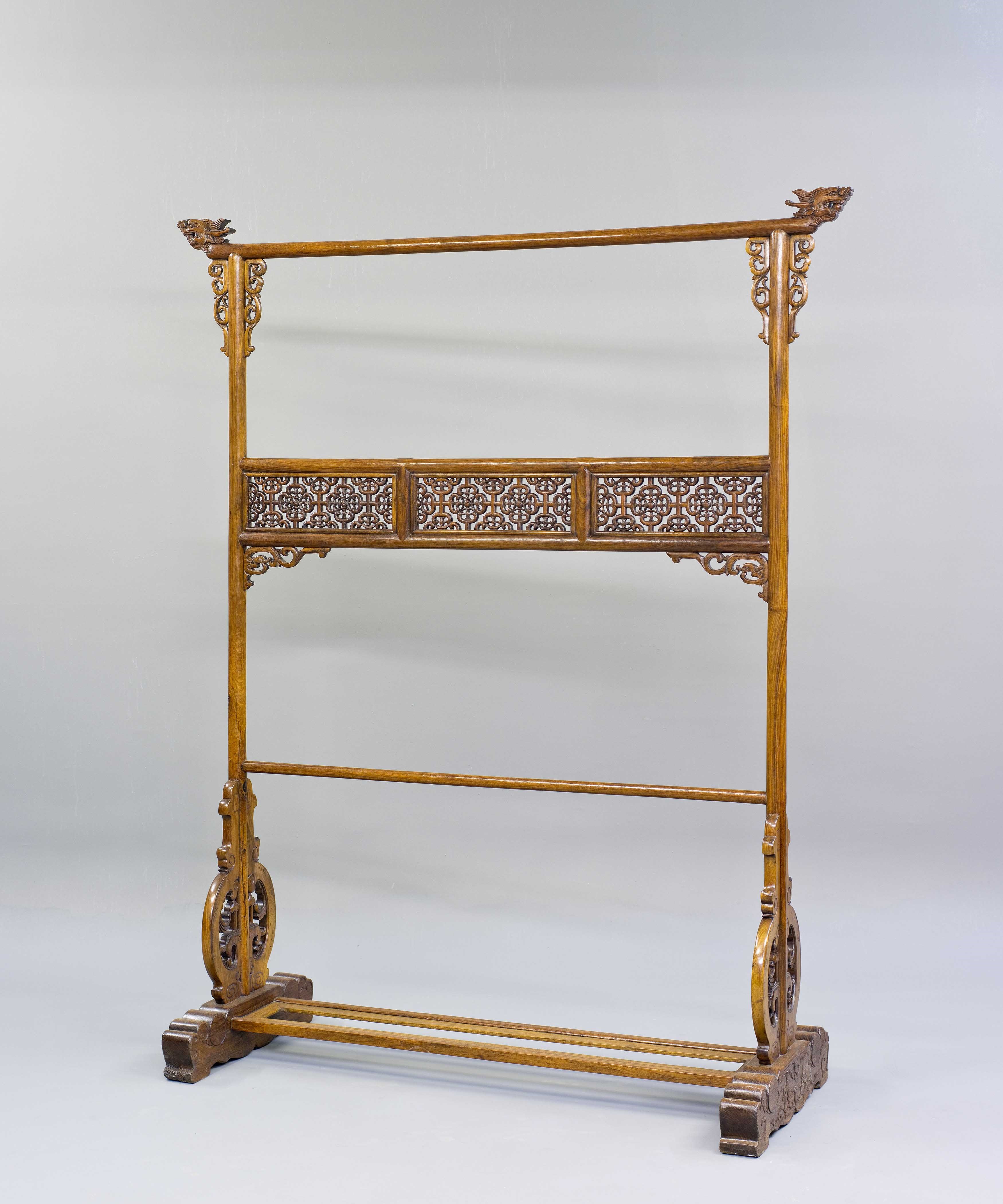 A Huanghuali Wood Cloth Rack